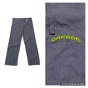 NWT Landau University of Oregon U of O Scrub Pants Gray Sz XS